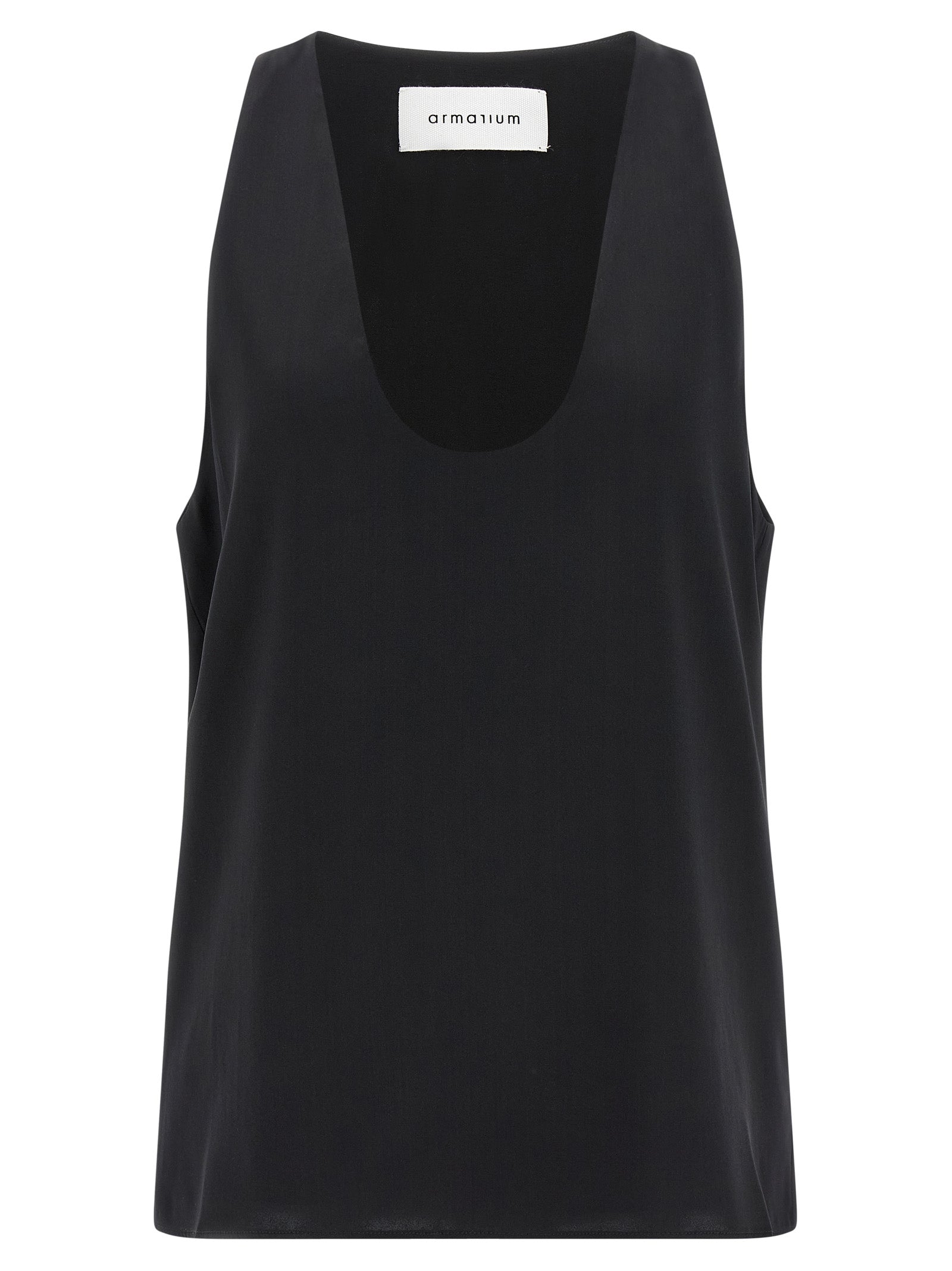 Black Silk Tank Tops