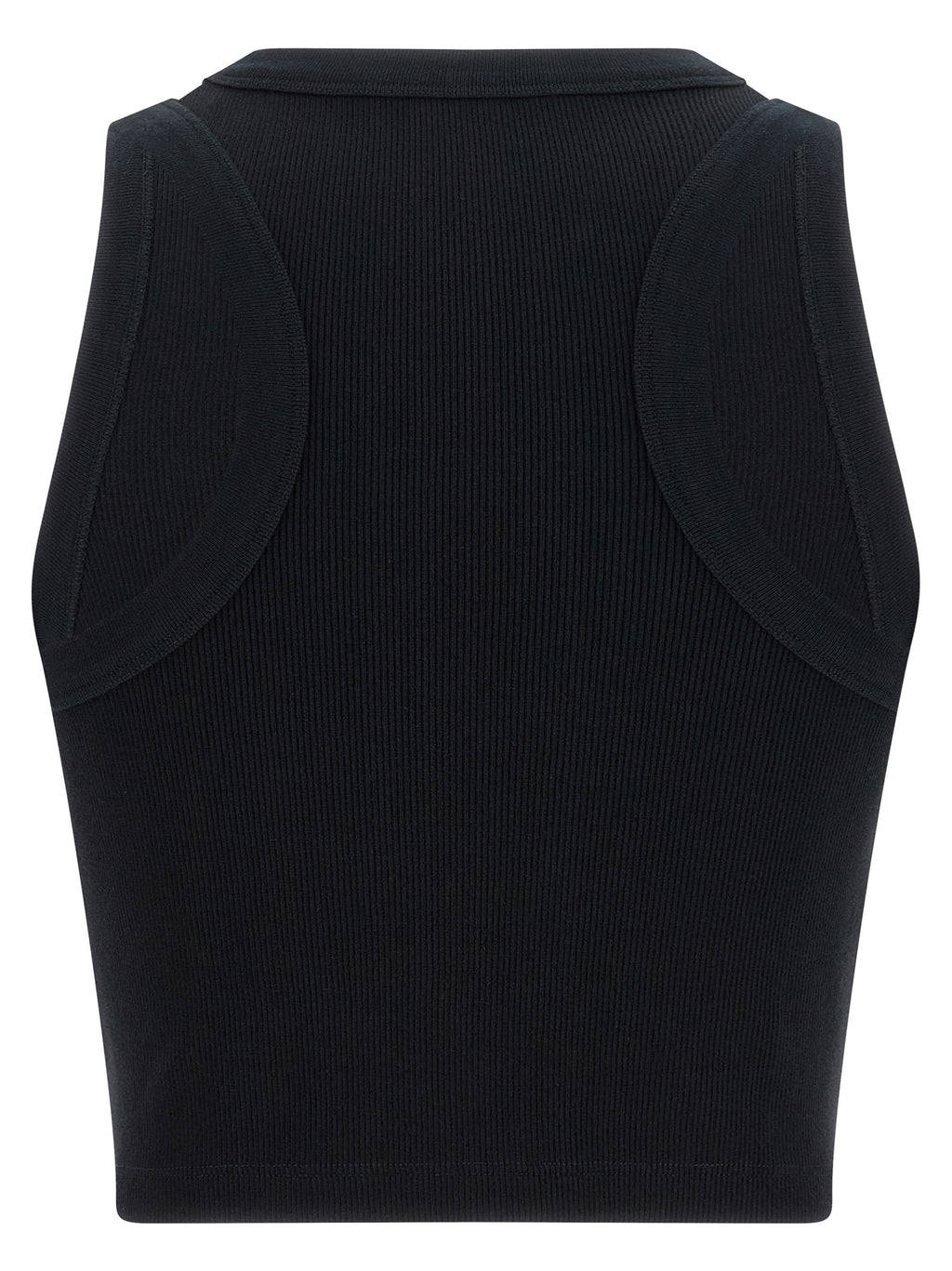 Givenchy Black Cotton Sleeveles T-Shirt