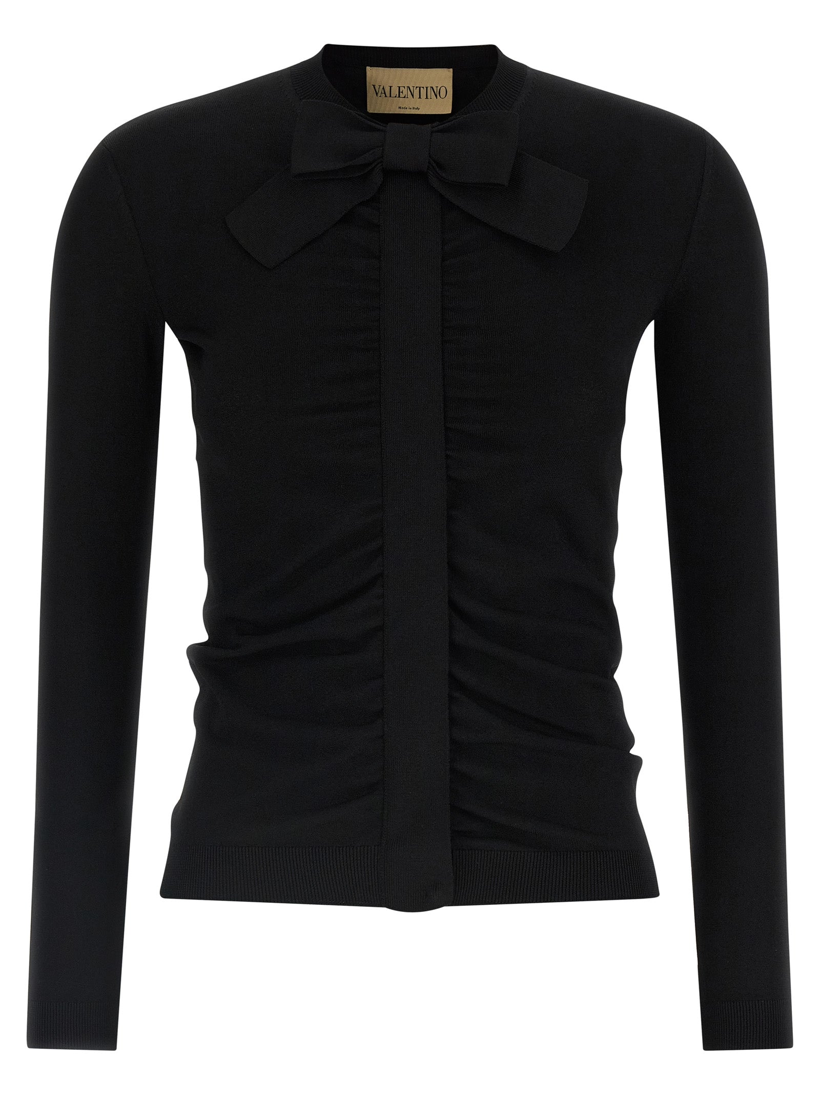 Valentino Garavani Black Viscose Cardigan
