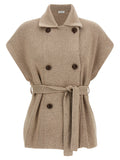 Brunello Cucinelli Beige Cotton Cardigan