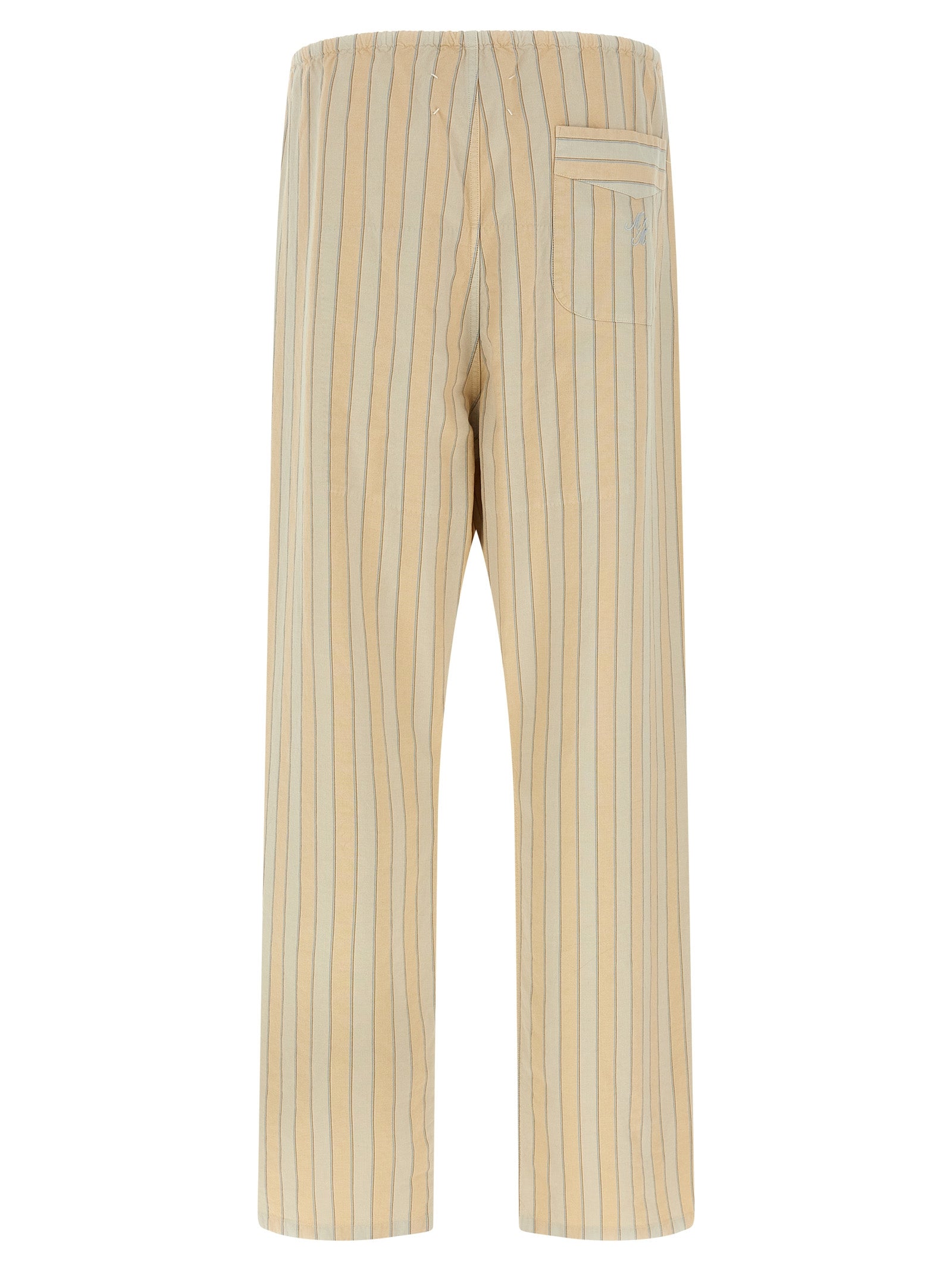 Beige Cotton Bottoms Sleepwear