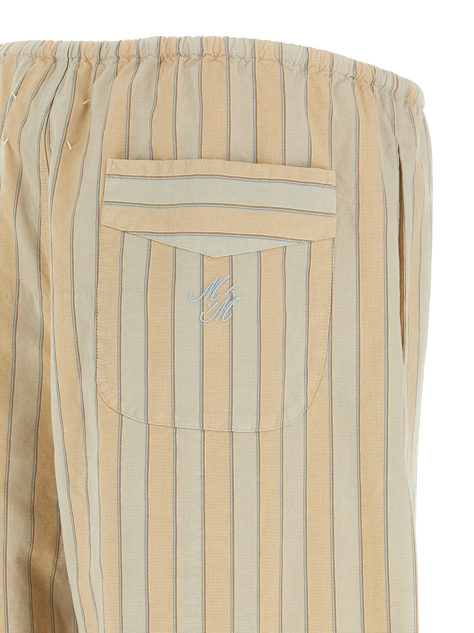 Beige Cotton Bottoms Sleepwear
