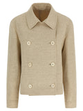 Brunello Cucinelli Beige Linen Jacket