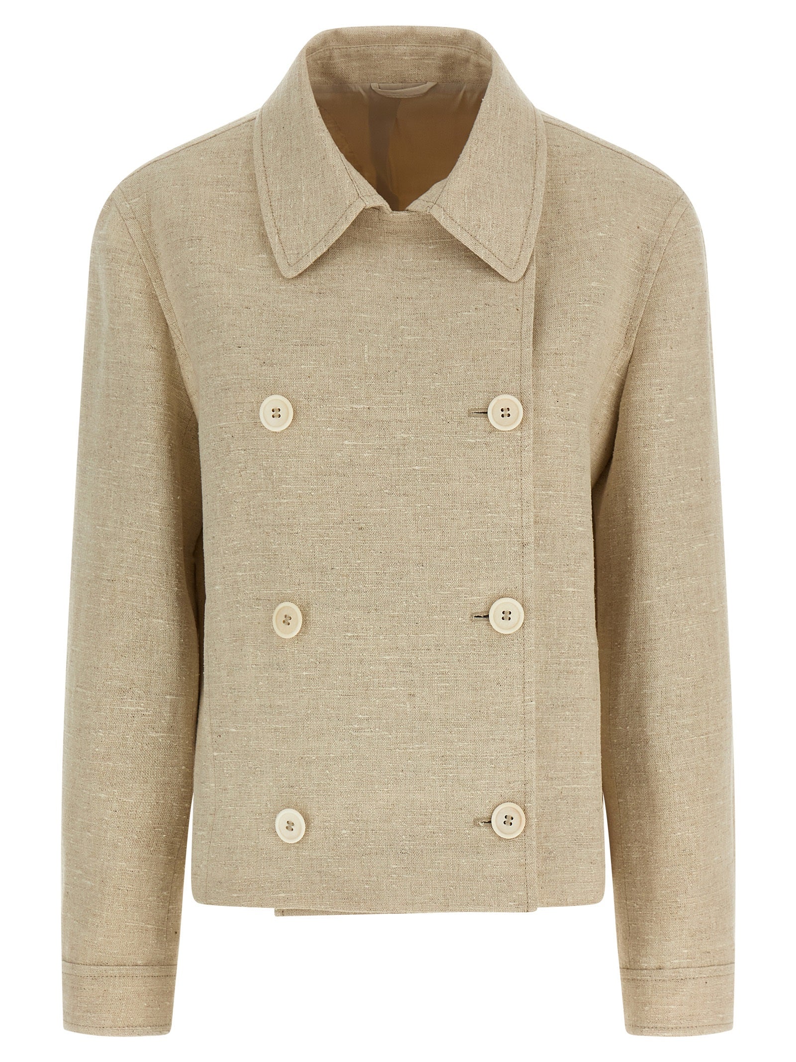 Brunello Cucinelli Beige Linen Jacket