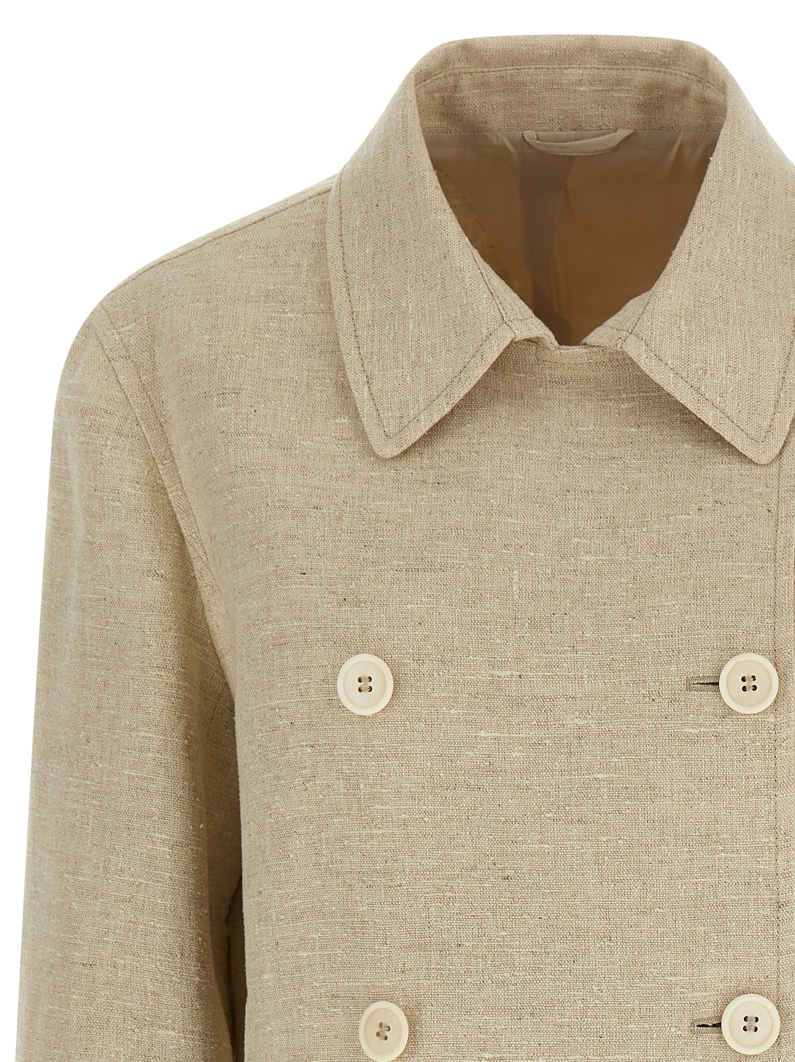 Brunello Cucinelli Beige Linen Jacket