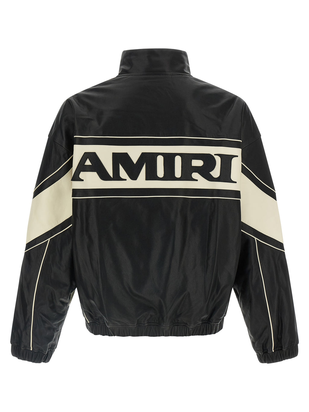 Amiri Bicolor Lamb Leather Leather Jacket