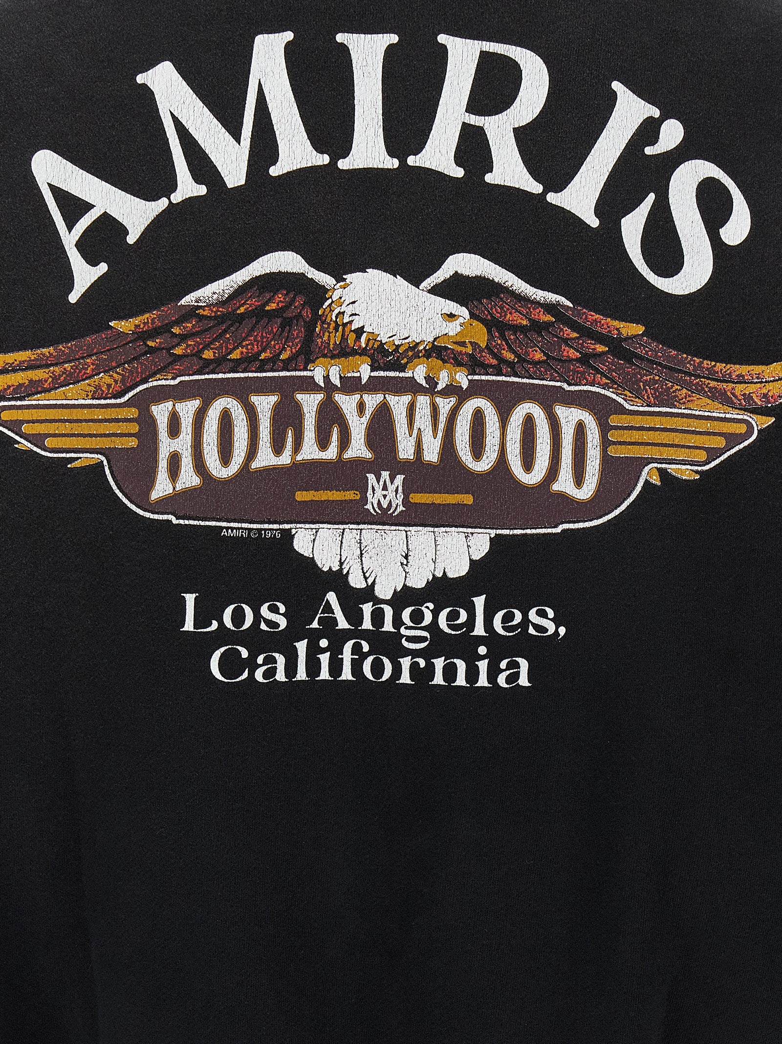 Amiri Black Cotton Sweatshirt