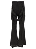 Rick Owens Black Copper Flared Pants