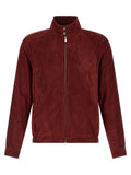 Brunello Cucinelli Multicolor Lamb Leather Leather Jacket