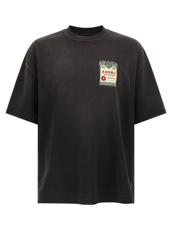 Amiri Black Cotton T-Shirt