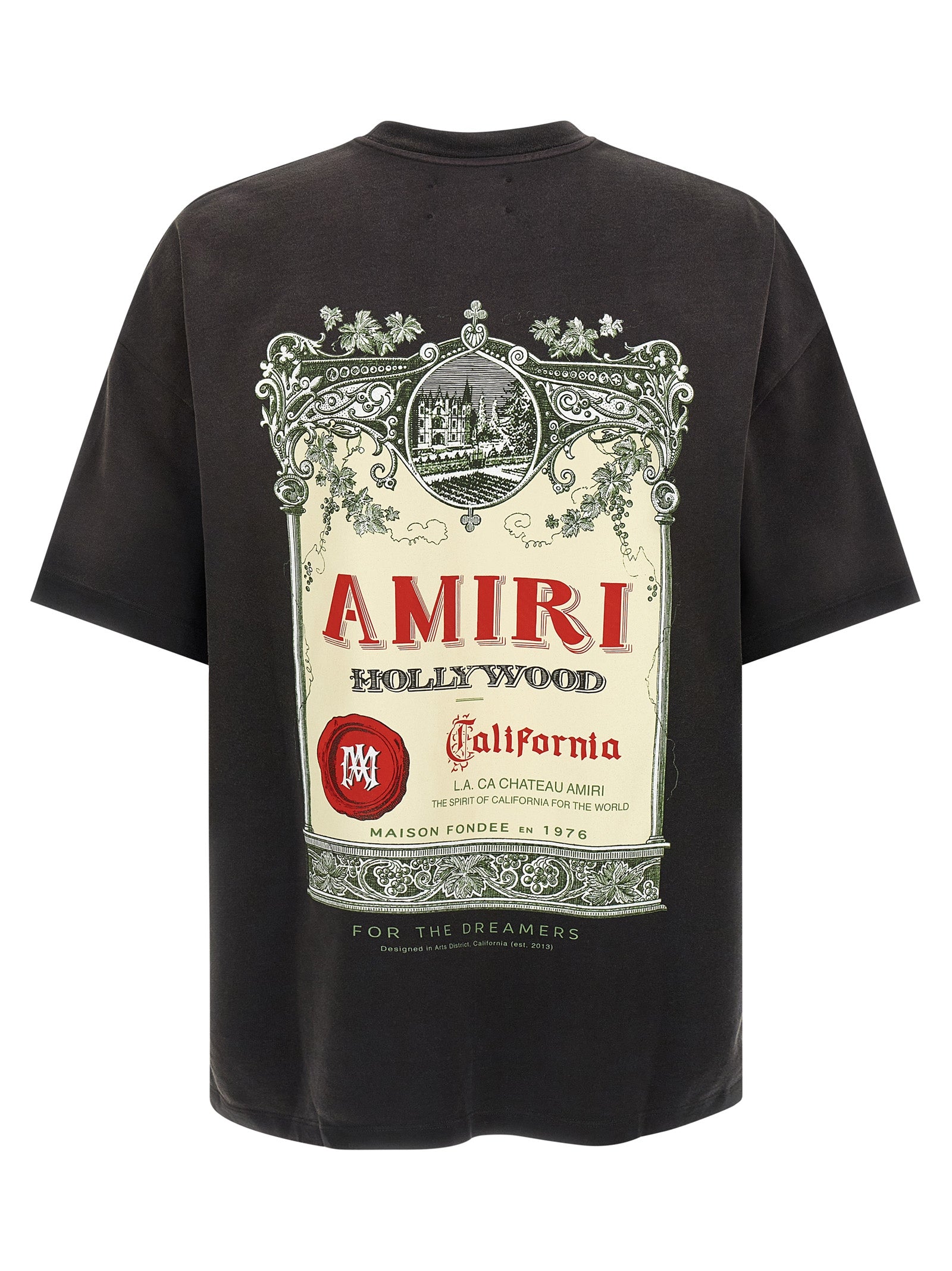 Amiri Black Cotton T-Shirt