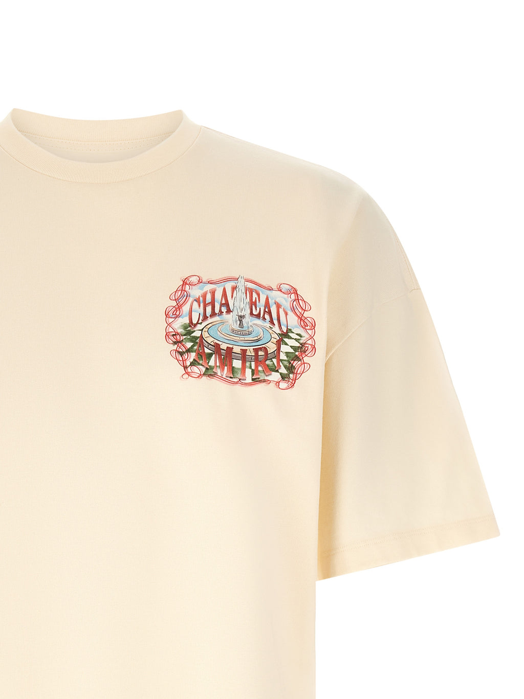 Amiri Beige Cotton T-Shirt
