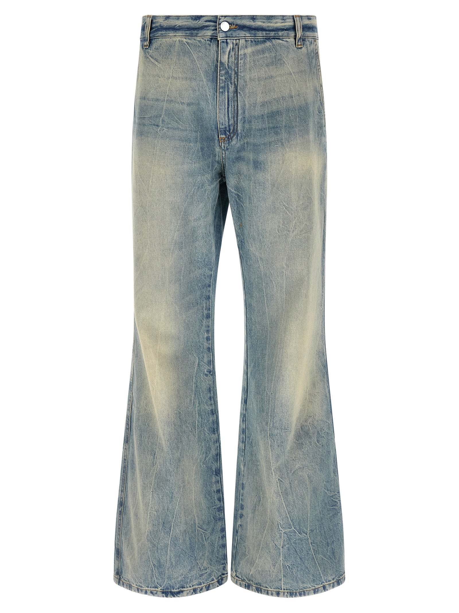 Amiri Blue Cotton Flared Jeans