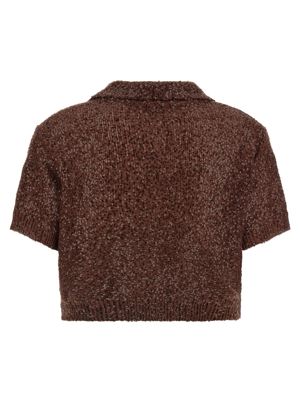 Brunello Cucinelli Brown Linen Polo Shirt