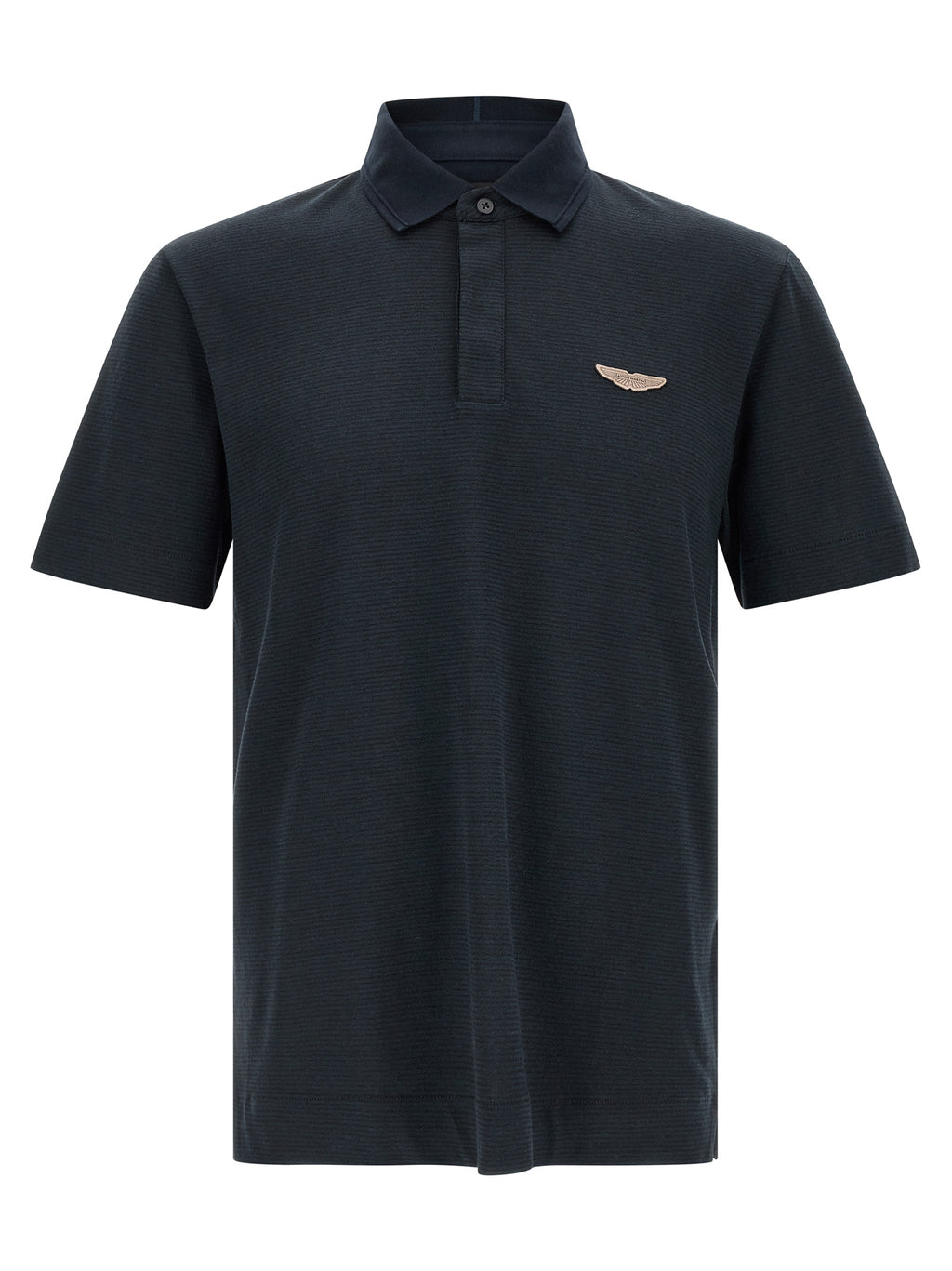 Hugo Boss Blue Cotton Polo Shirt