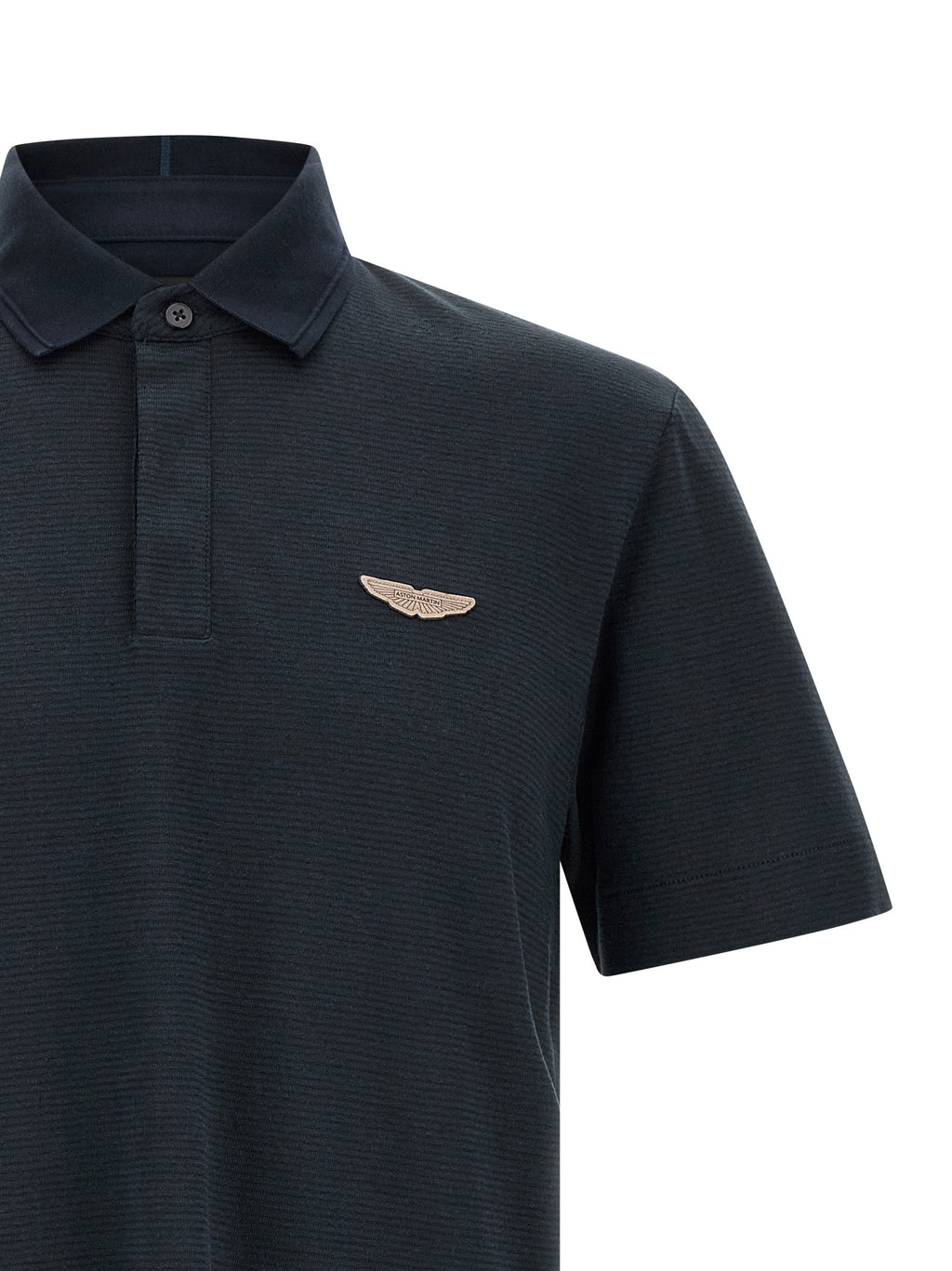 Hugo Boss Blue Cotton Polo Shirt