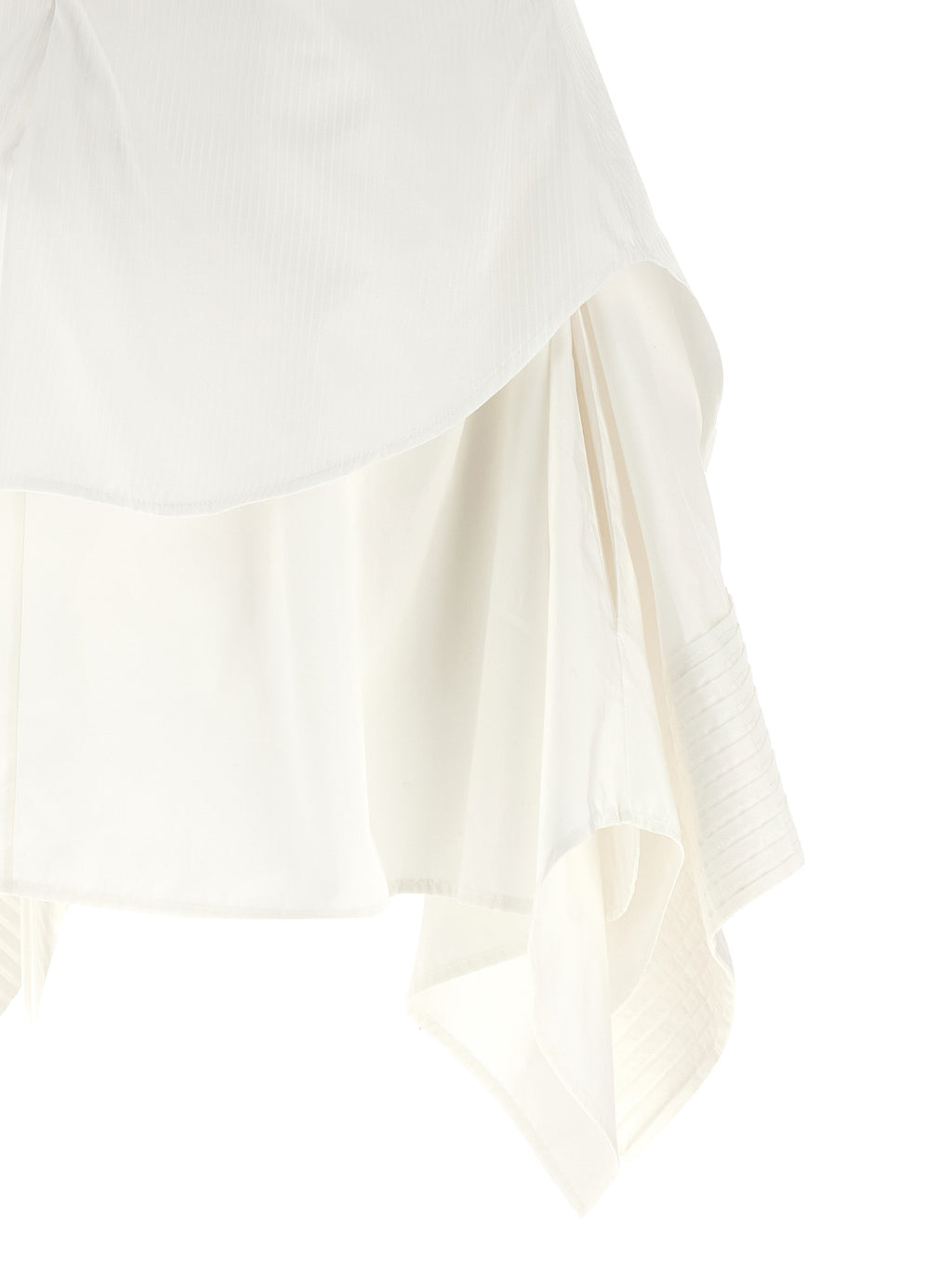 Alexander McQueen White Cotton Short Dress