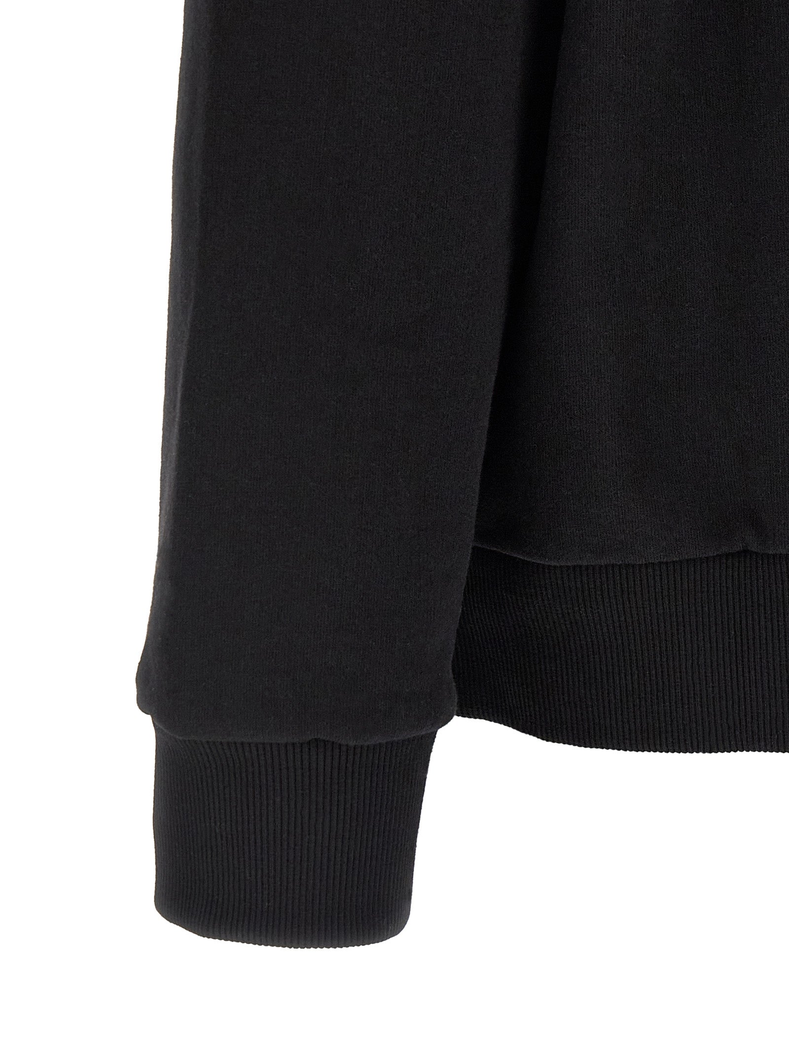 Black Cotton Sweatshirt
