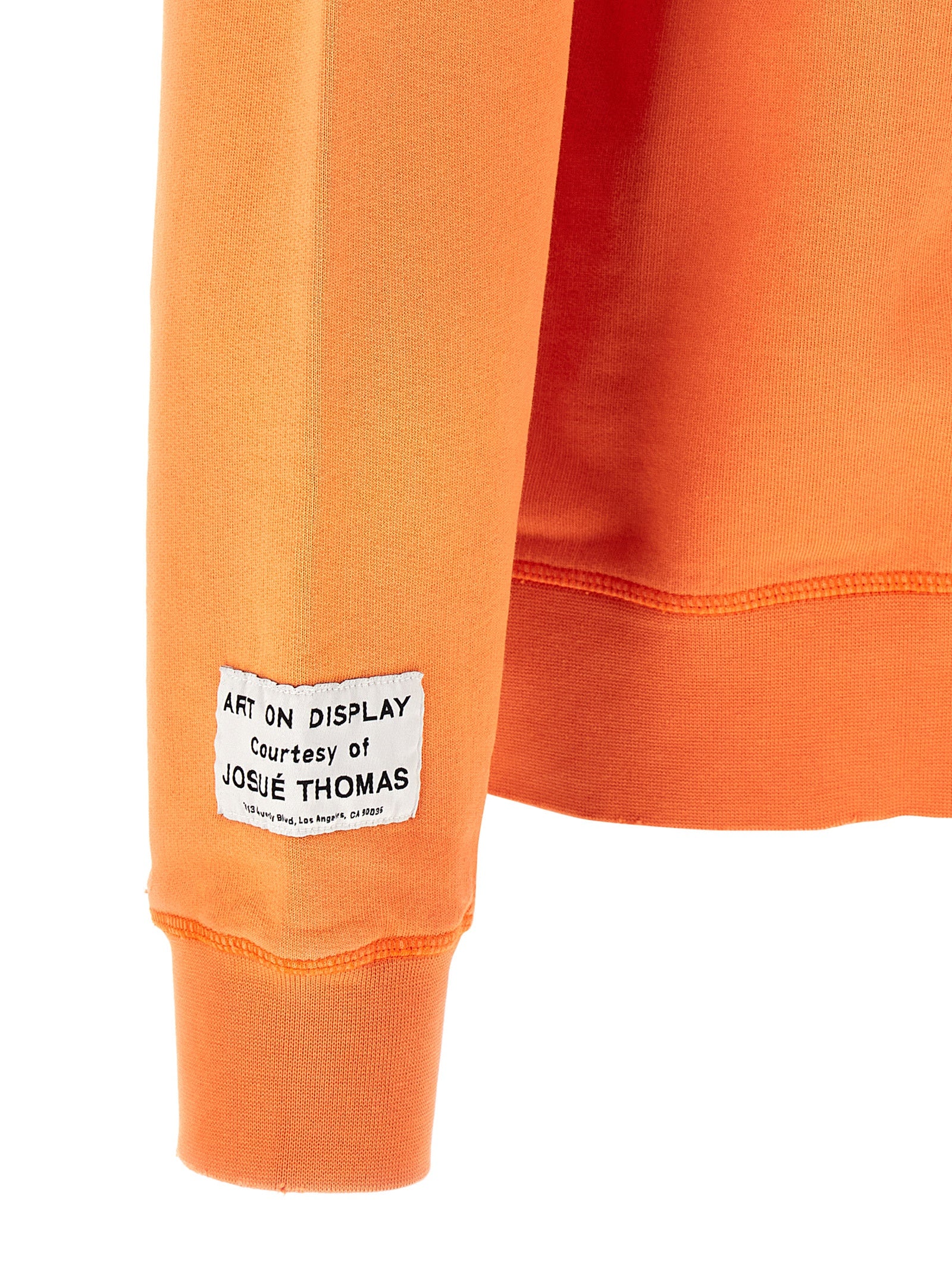 Orange Cotton Sweatshirt
