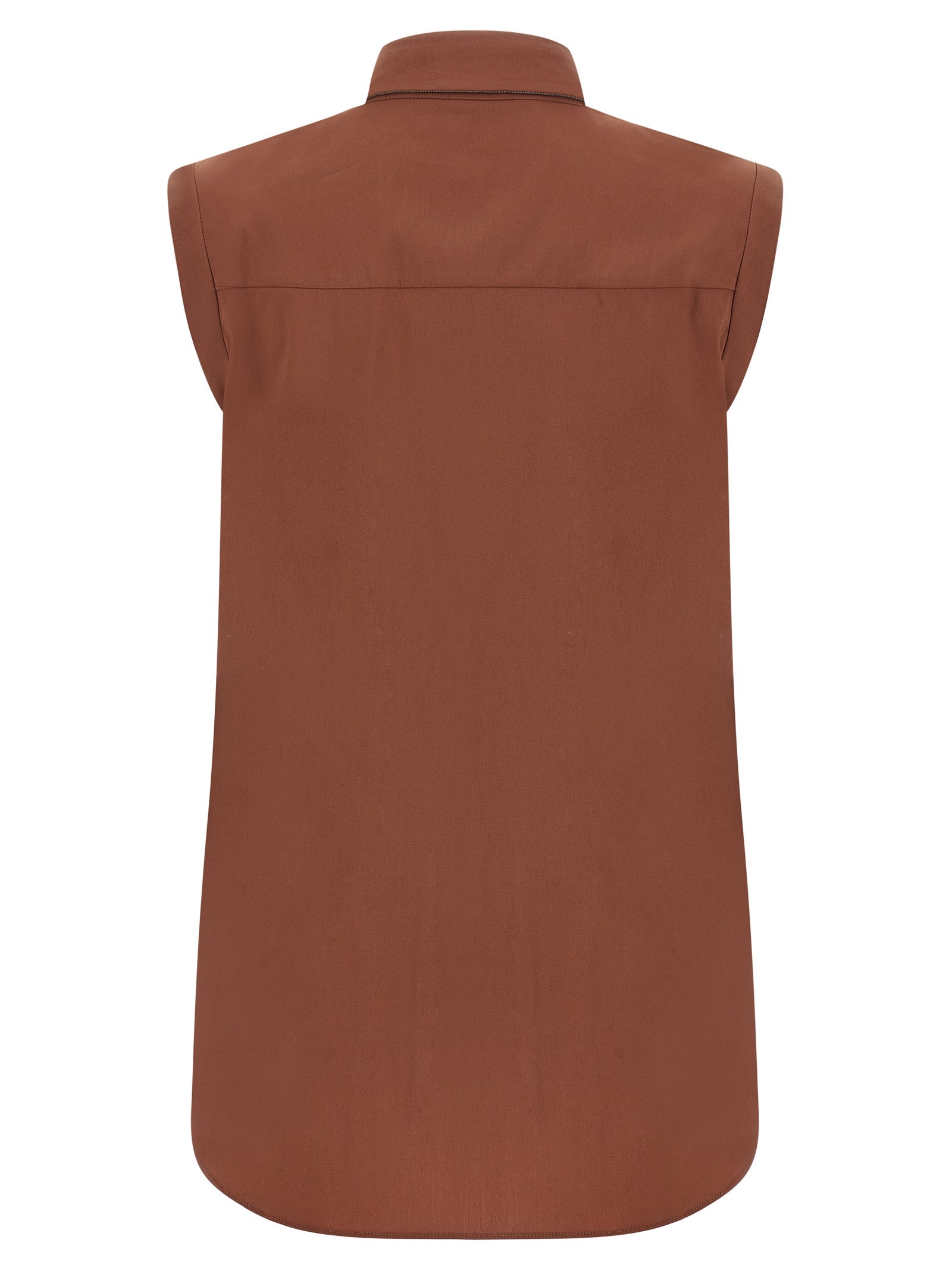 Brown Cotton Blouse