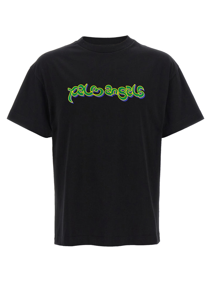 Palm Angels svart bomulls-T-skjorte