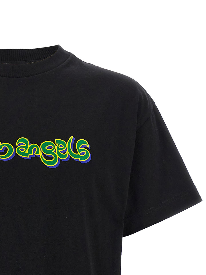 Palm Angels svart bomulls-T-skjorte