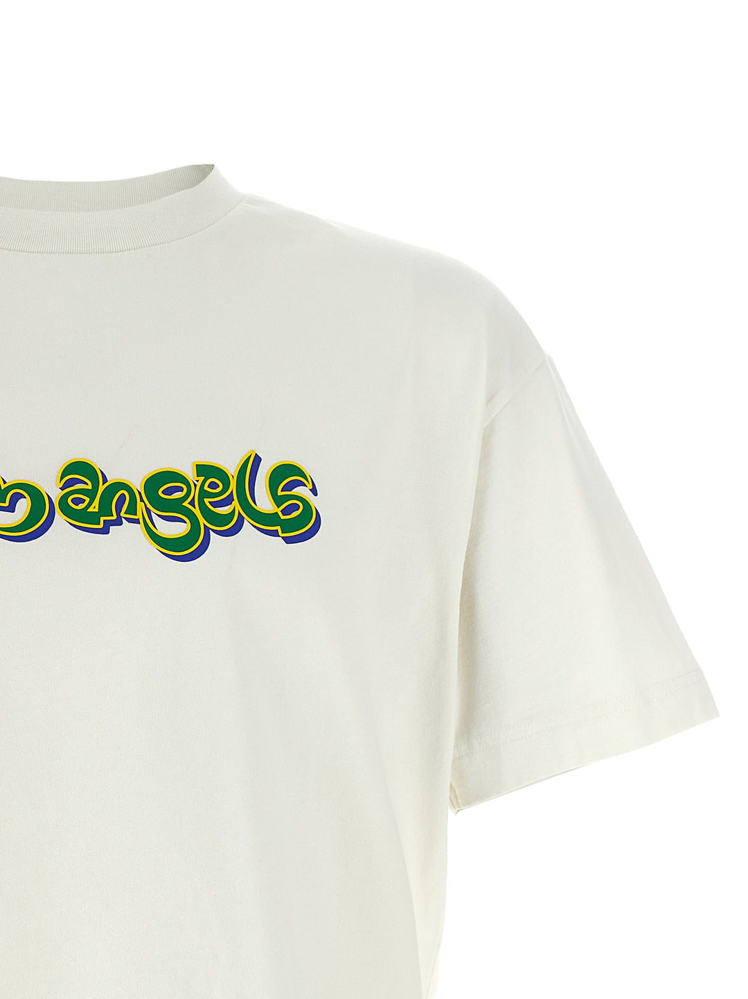 Palm Angels Hvit T-skjorte i bomull