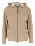Brunello Cucinelli Beige Cotton Cardigan