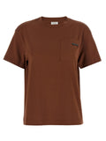 Brunello Cucinelli Brown Cotton T-Shirt