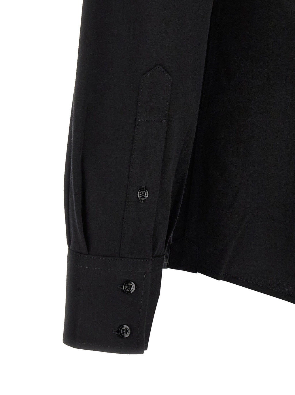 Brunello Cucinelli Black Cotton Blouse