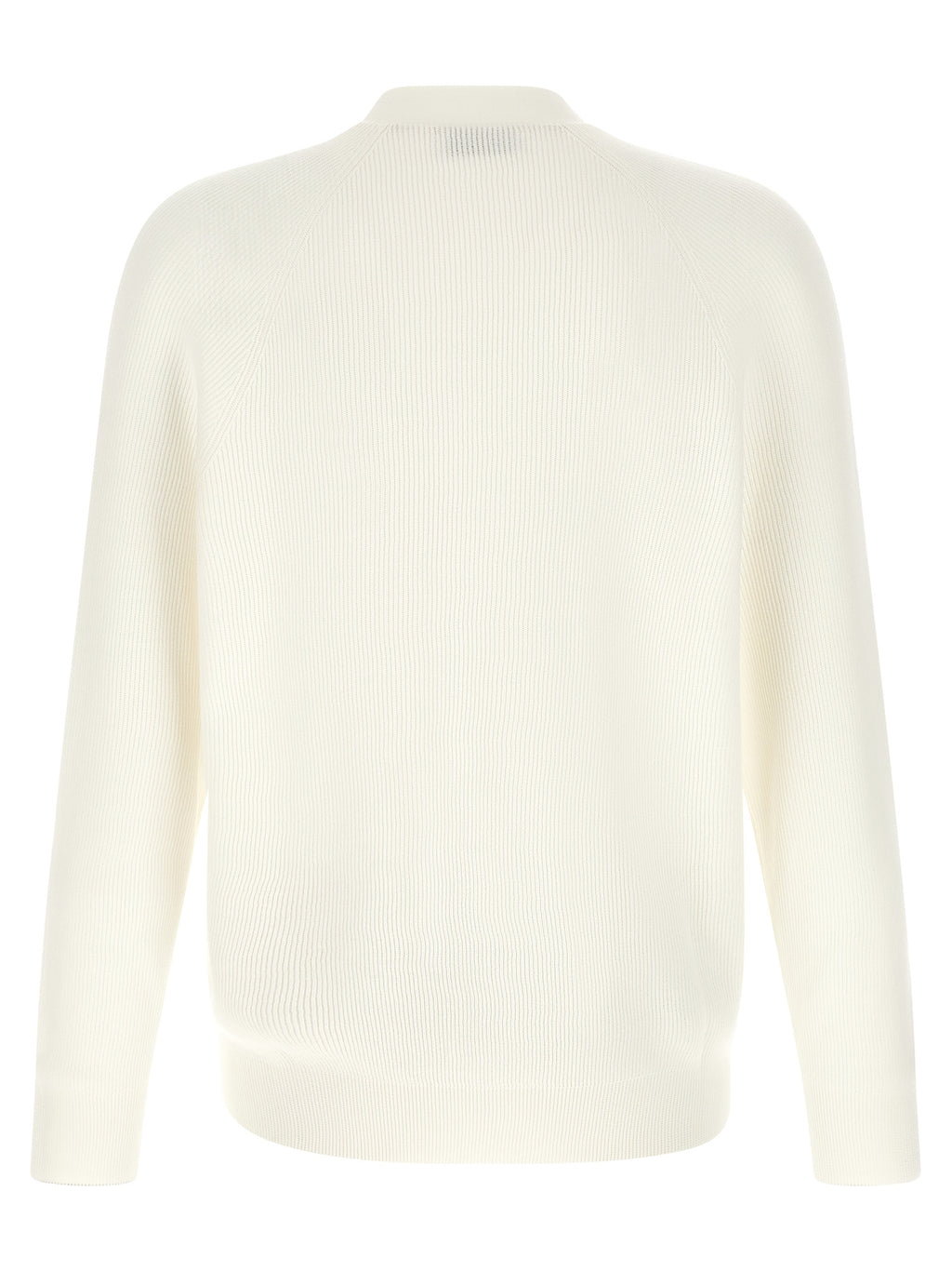 Brunello Cucinelli White Cotton Cardigan