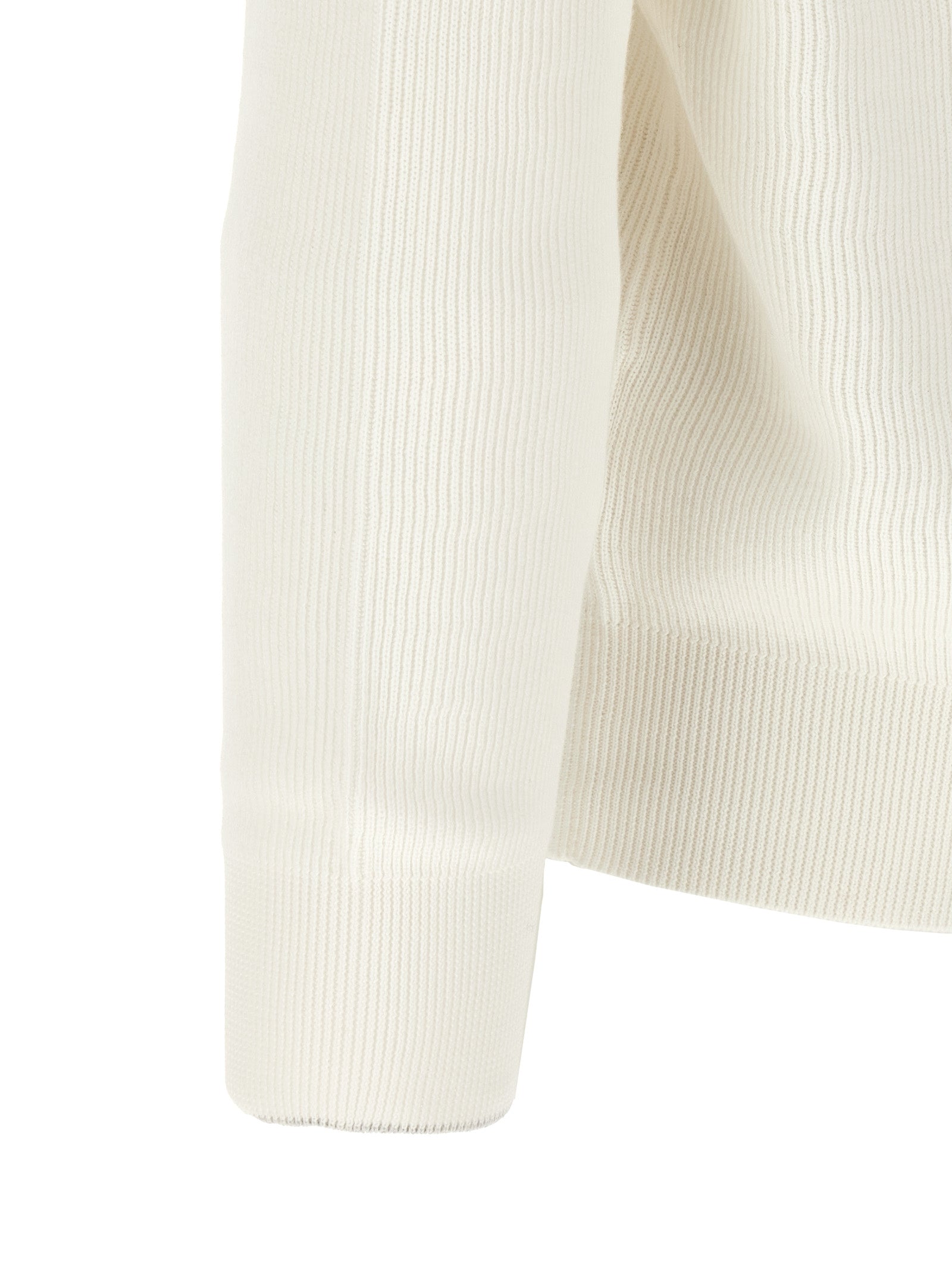 White Cotton Cardigan