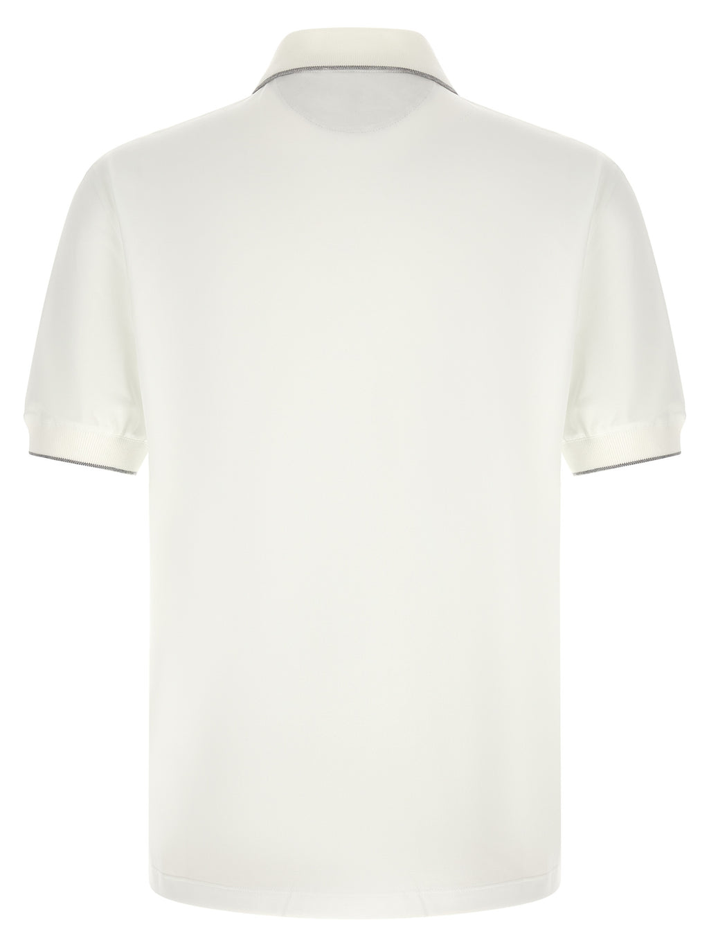 Brunello Cucinelli White Polyamide Polo Shirt
