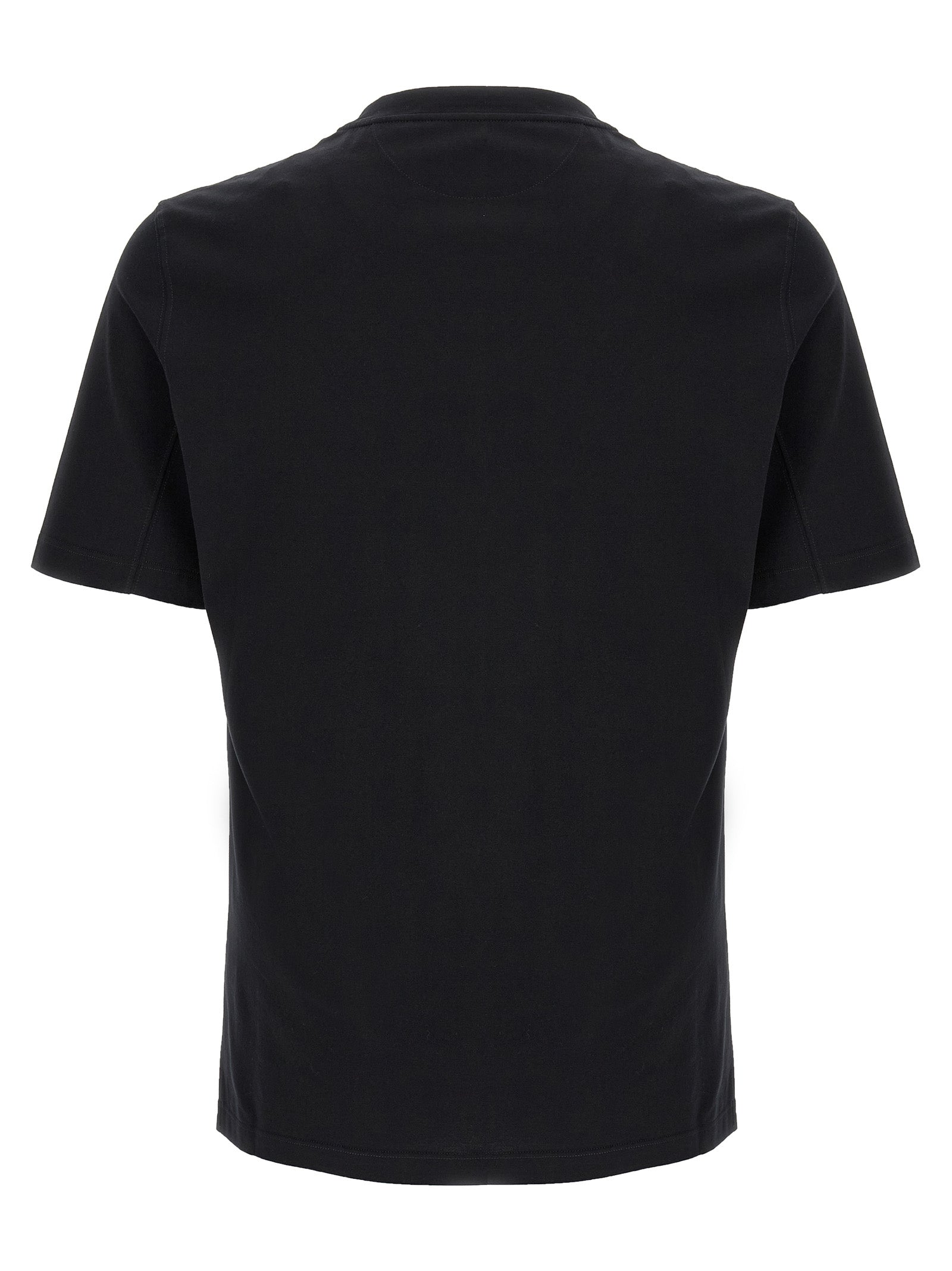 Black Cotton T-Shirt