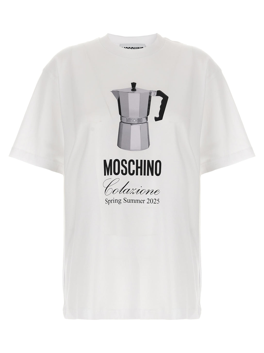 Moschino White Cotton T-Shirt