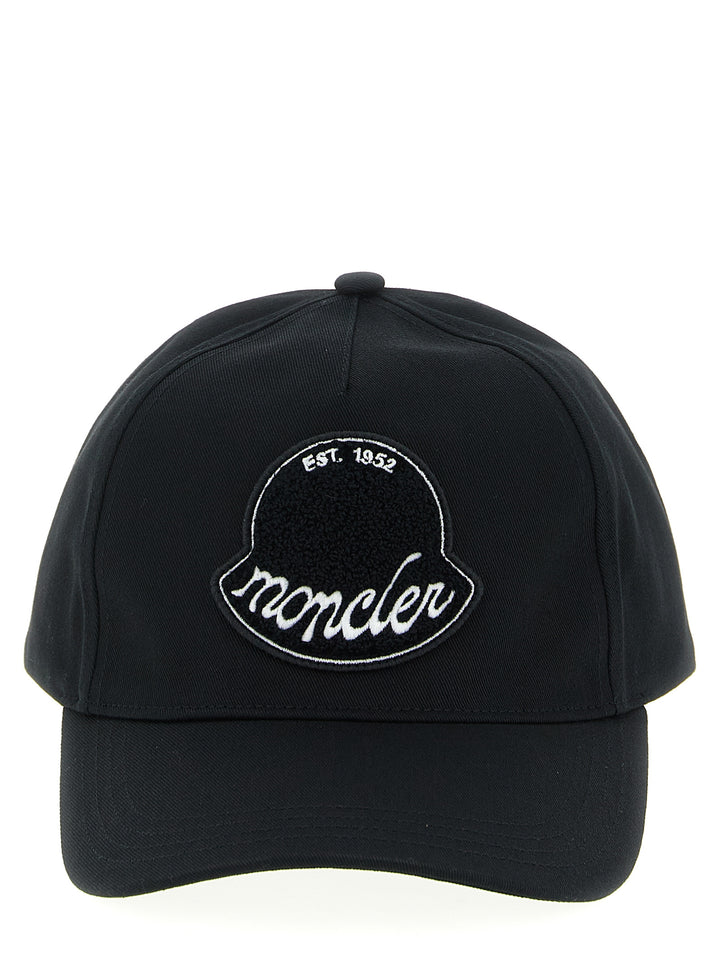 Moncler Svart Bomullshette (Baseballcaps)