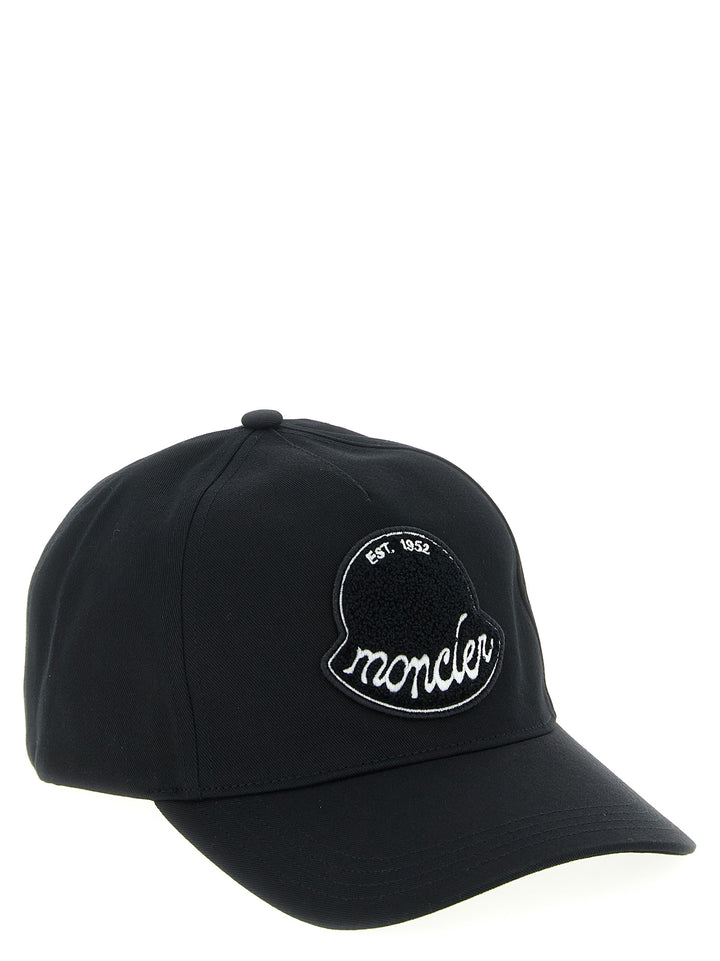 Moncler Svart Bomullshette (Baseballcaps)
