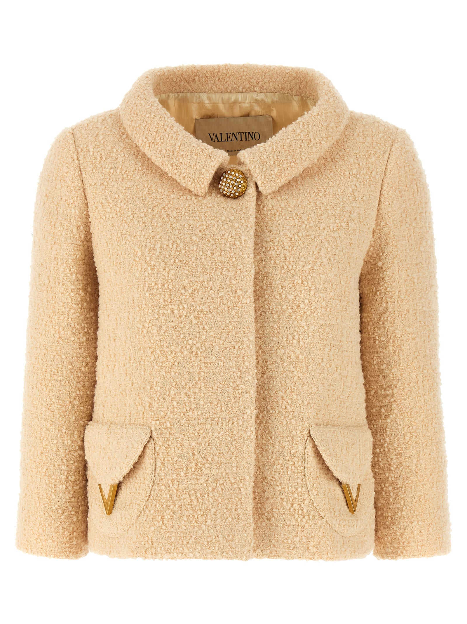 Valentino Garavani White Virgin Wool Blazer