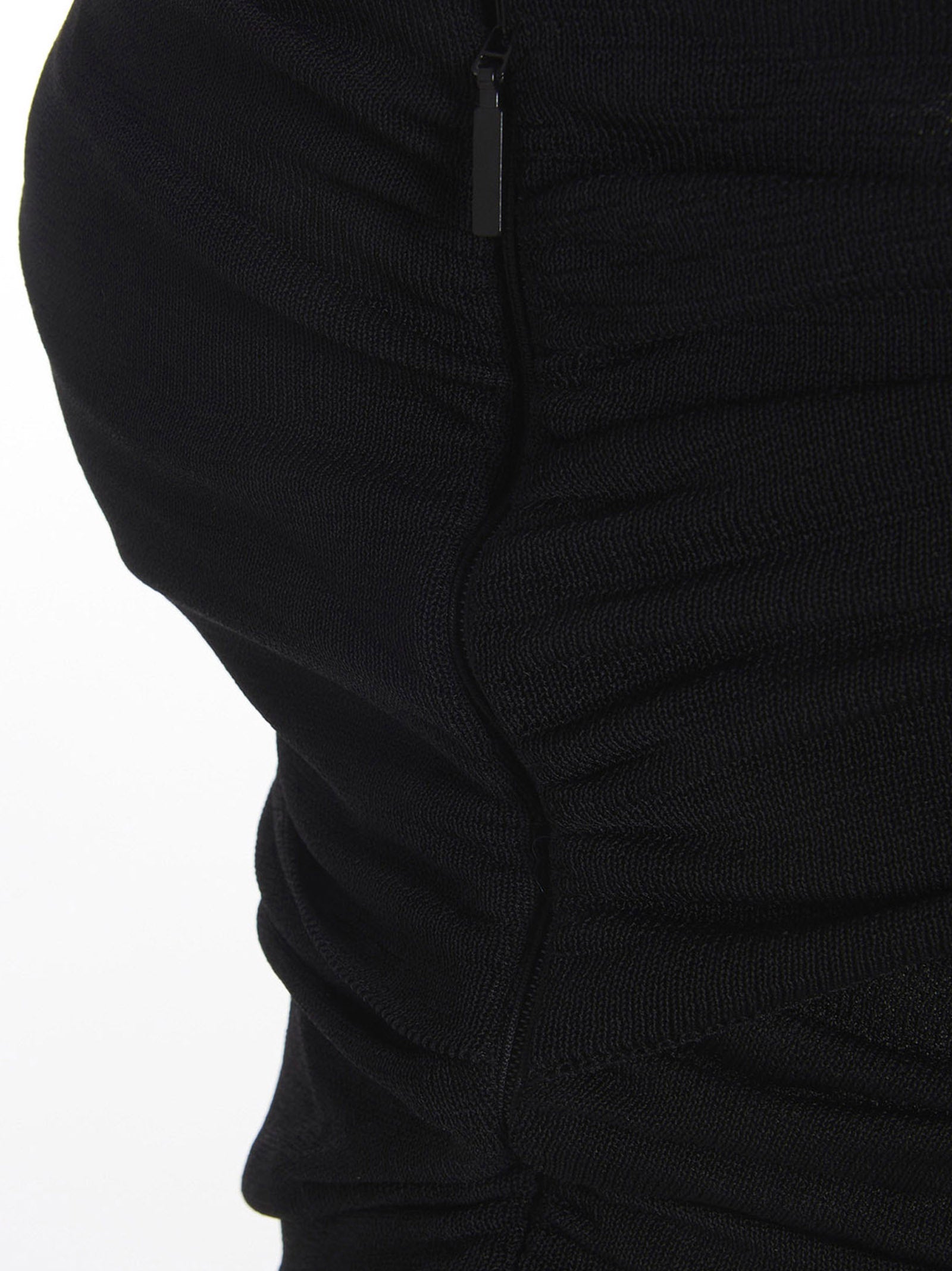Saint Laurent Black Viscose Long Dress
