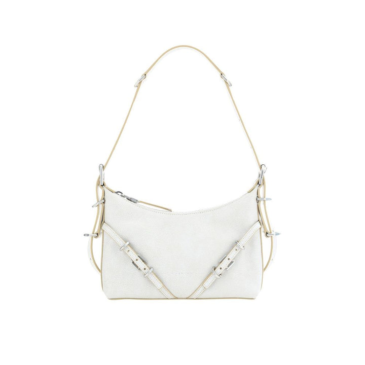 White Leather Shoulder Bag