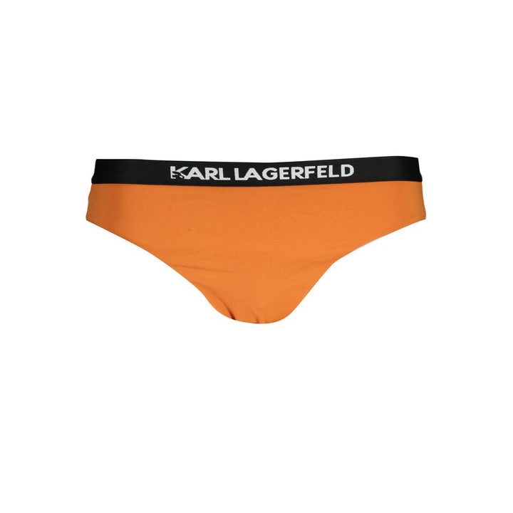 Karl Lagerfeld Oransje Polyamid Truser til Dame