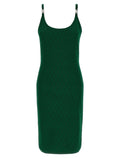 Versace Bicolor Viscose Midi Dress