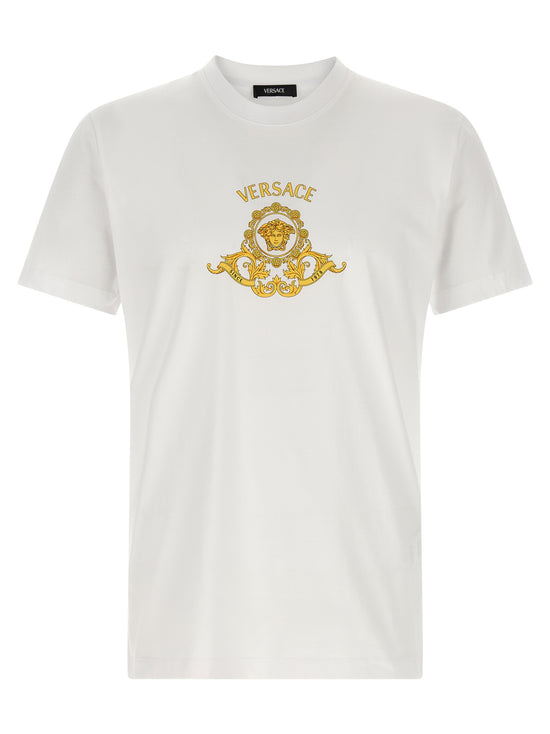 Versace White Cotton T-Shirt