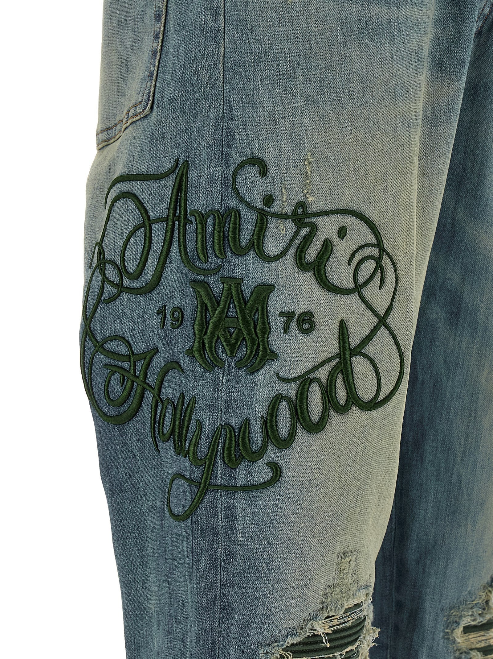 Blue Cotton Relaxed Fit Jeans