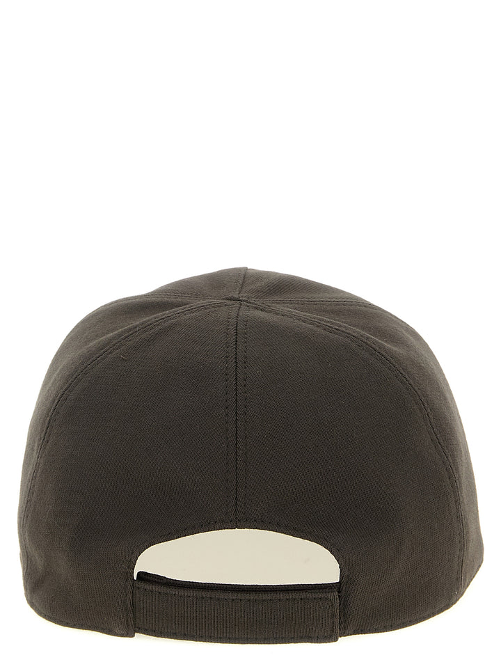 Rick Owens Brun Bomullscap (Baseballcap)