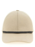 Brunello Cucinelli Beige Cotton Cap (Baseball Hat)