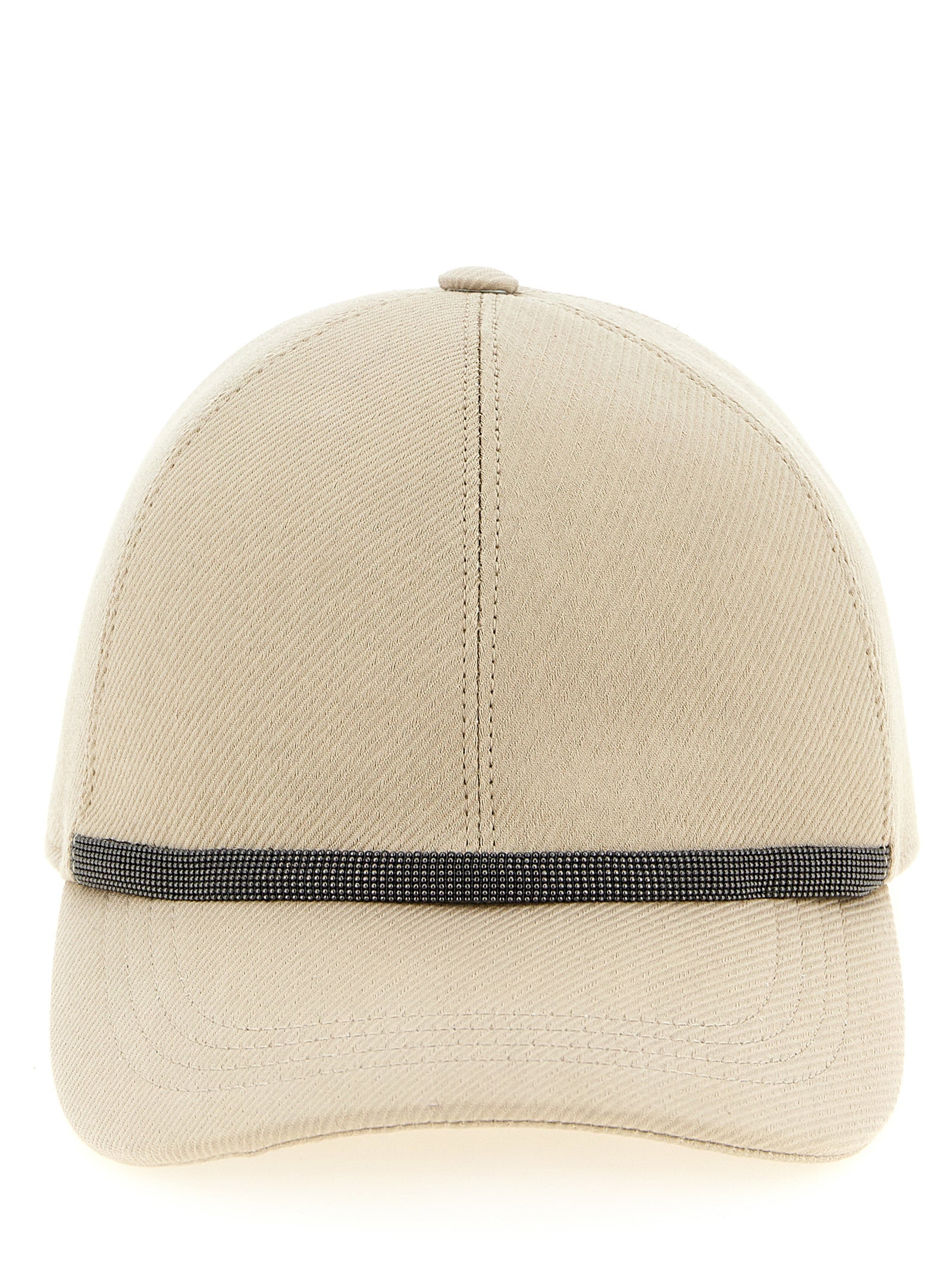 Brunello Cucinelli Beige Cotton Cap (Baseball Hat)