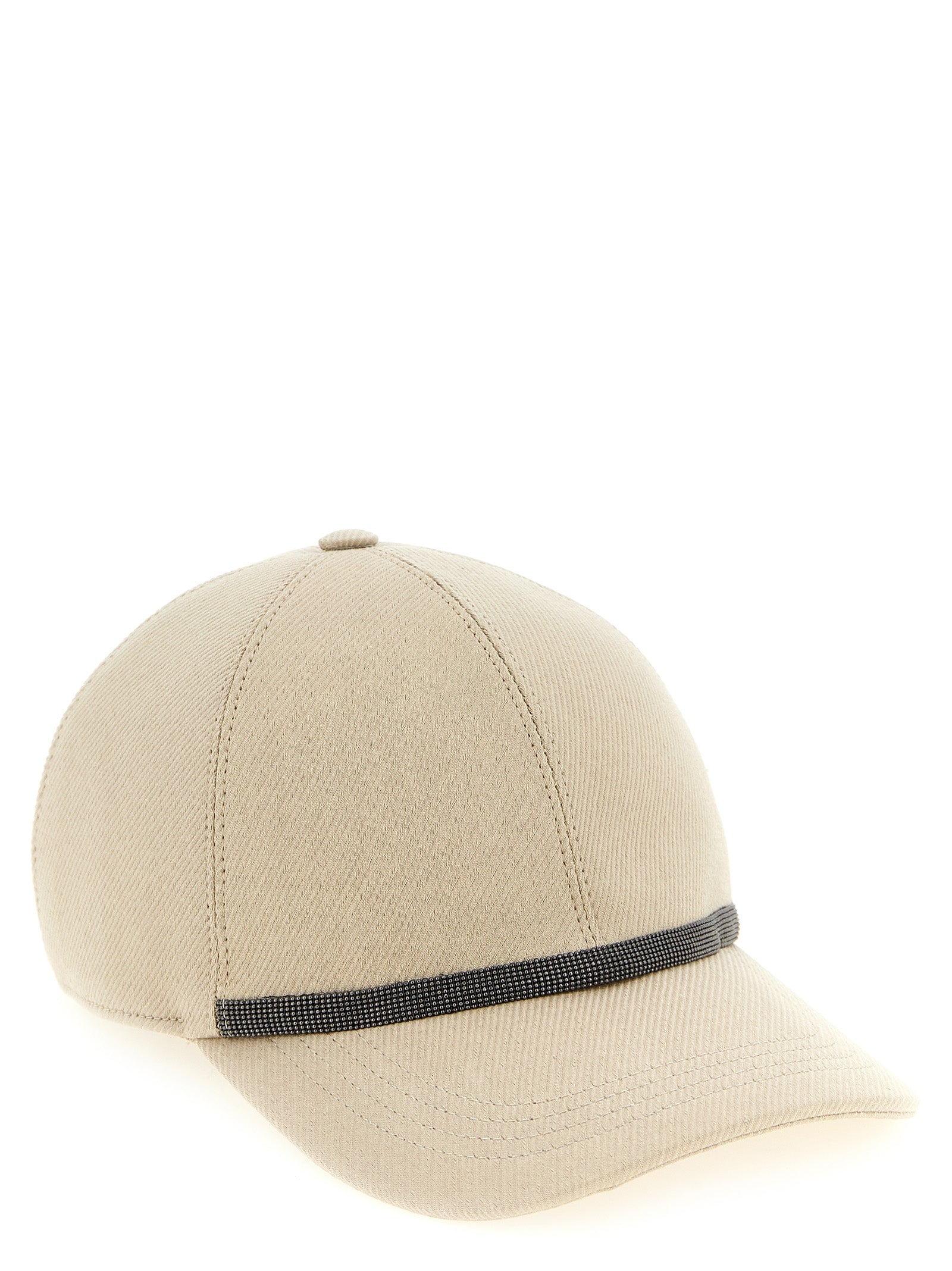 Beige Cotton Cap (Baseball Hat)