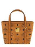MCM Brown Polyethylene Tote Bag