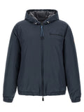 Moncler Grenoble Blue Polyamide Shell Jacket